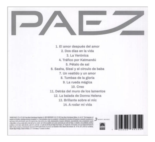 Fito Paez El Amor Despues Del Amor / Disco Cd