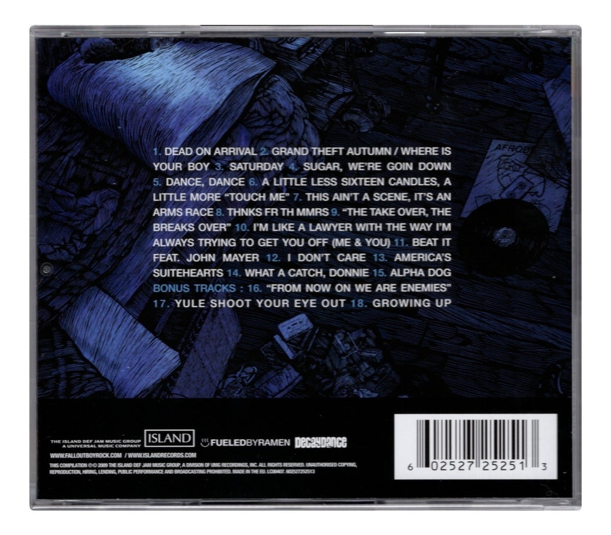 Fall Out Boy Believers Never Die Greatest Hits Disco Cd