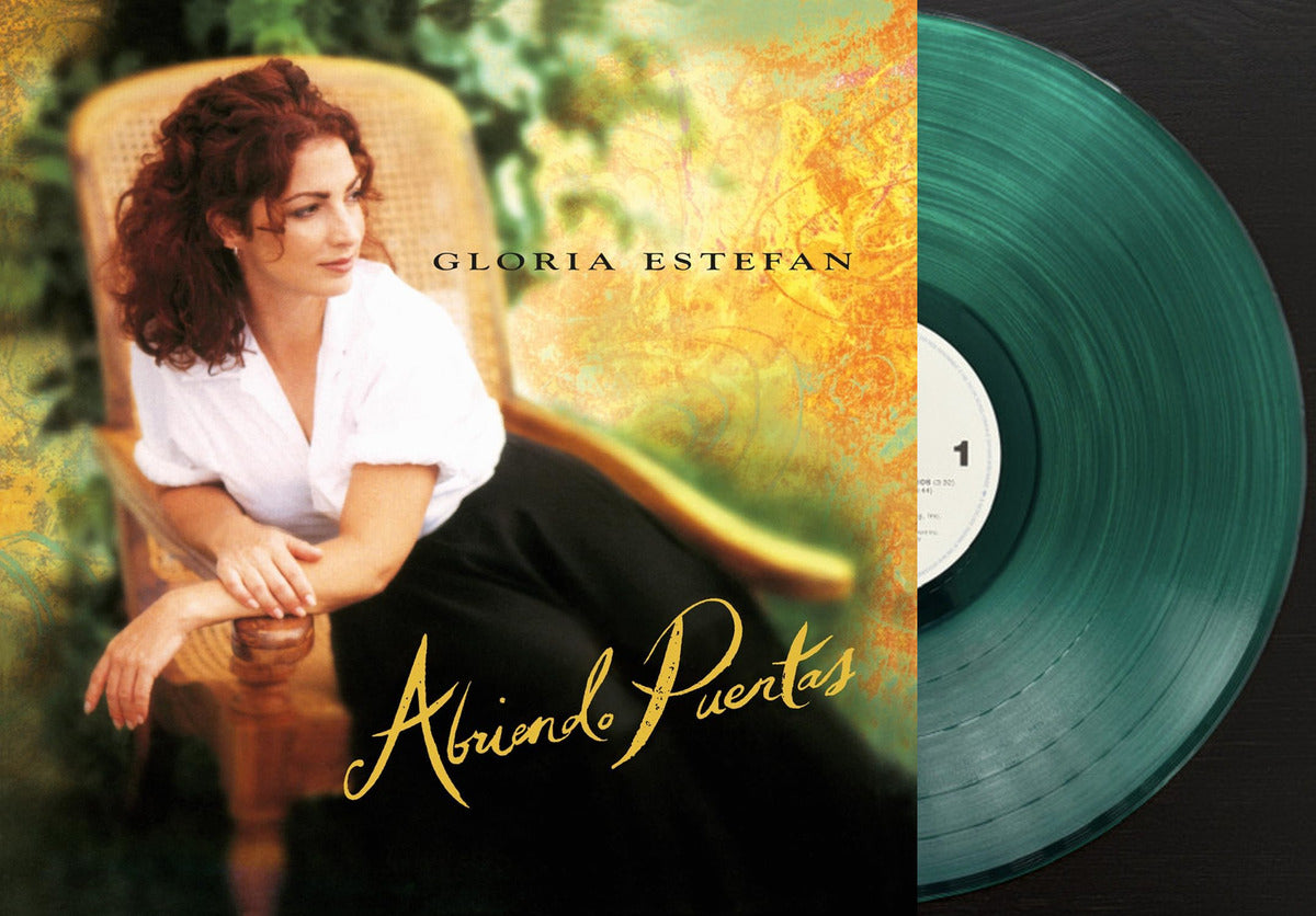 Gloria Estefan Abriendo Puertas Verde Green Lp Vinyl