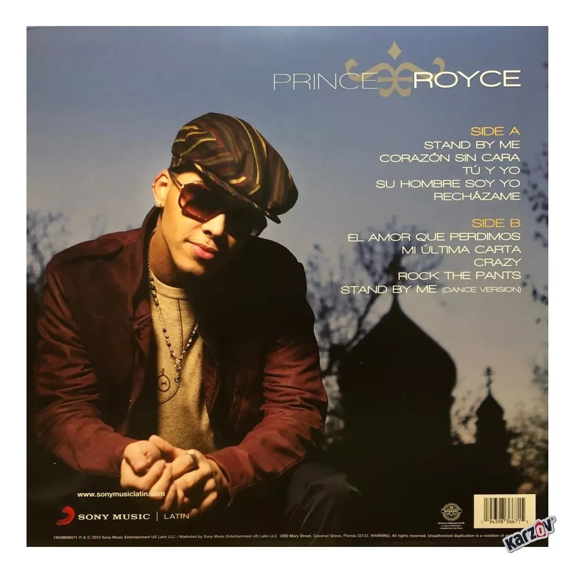 Prince Royce Prince Royce Splatter Blue Lp Vinyl
