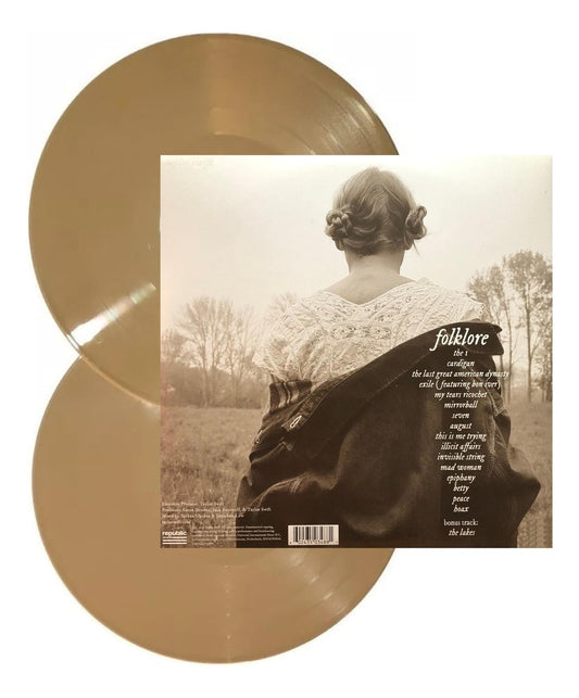 Taylor Swift Folklore Deluxe Cafe Brown 2 Lp Vinyl
