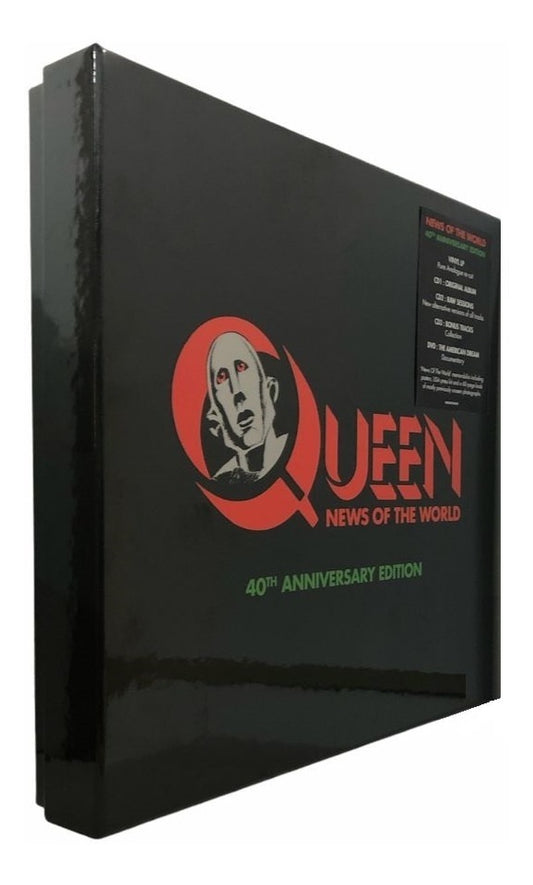 Queen News Of The World 40 Aniversary 3 Cd + Dvd + Lp Vinyl