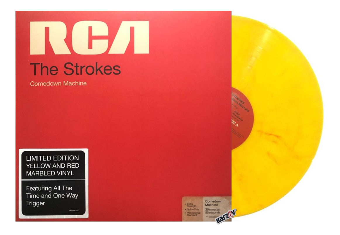 The Strokes Comedown Machine Splatter Yellow & Red Lp Vinyl