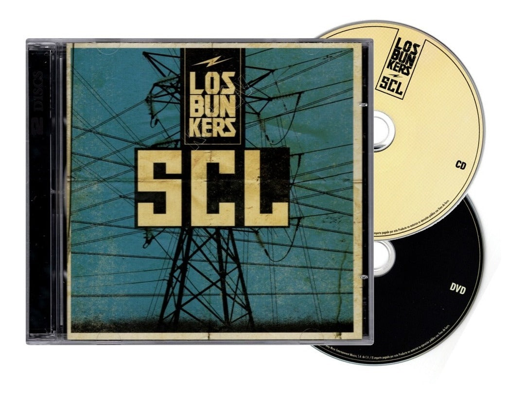 Los Bunkers Scl Disco Cd + Dvd