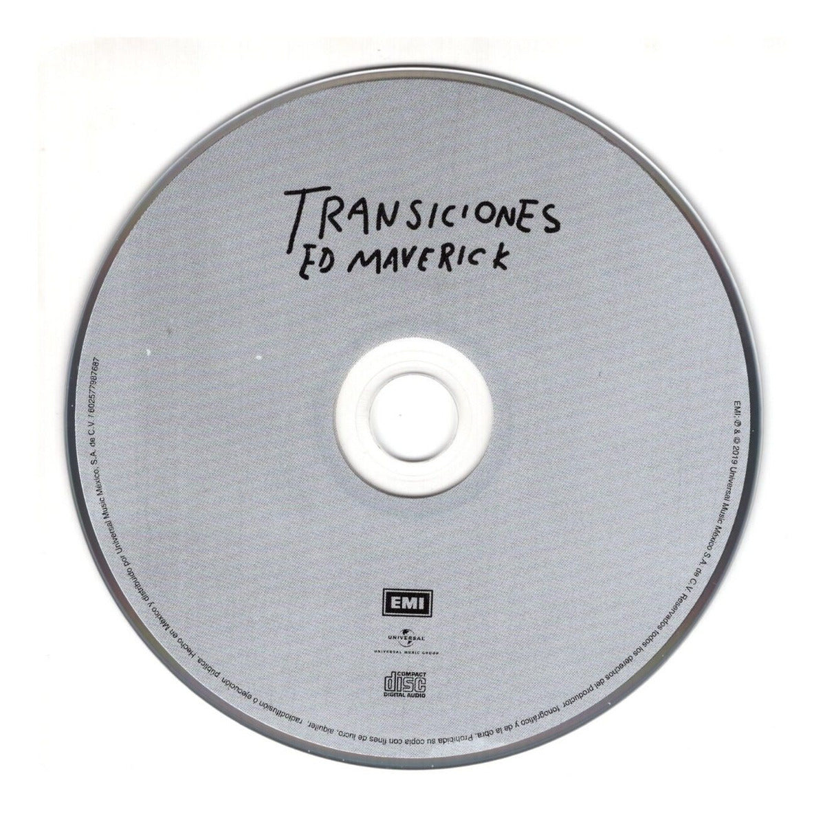 Transiciones - Ed Maverick - Disco Cd