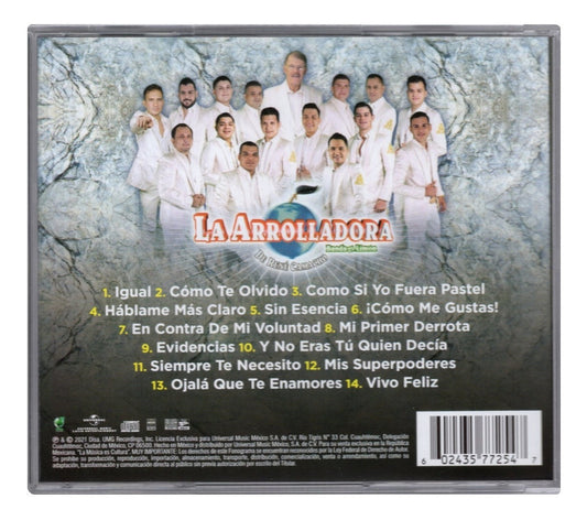 La Arrolladora Banda El Limon En Contra De Mi Voluntad Disco CD