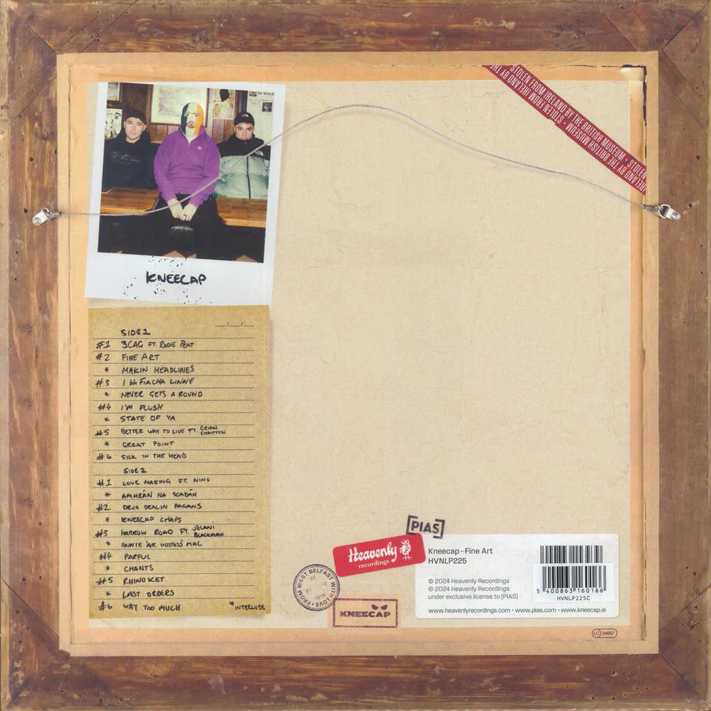 Kneecap Fine Art Green & White & Orange Lp Vinyl