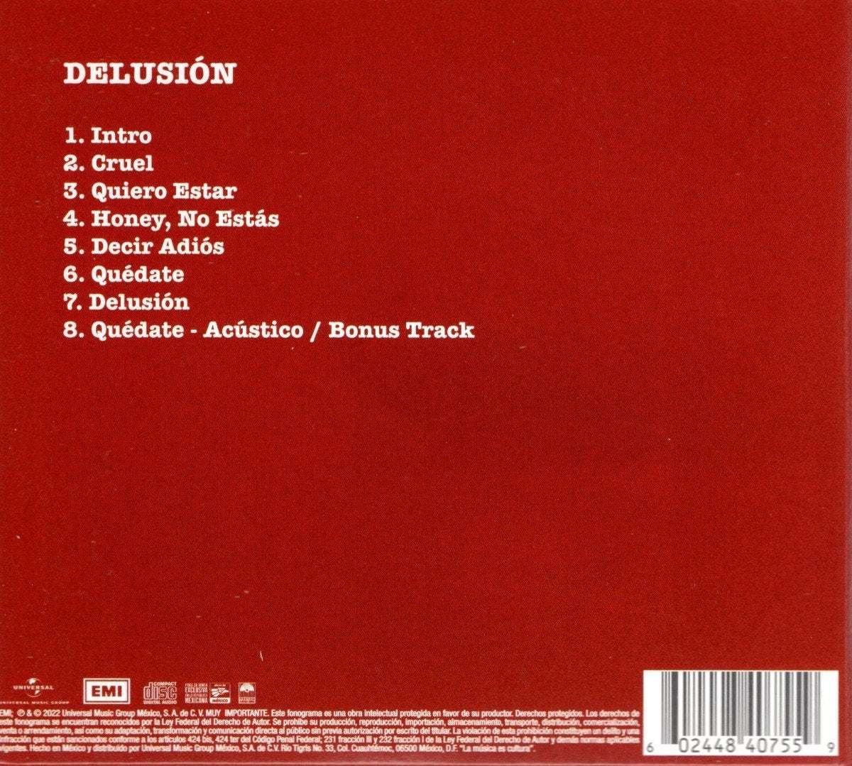 Bratty Delusion Disco Cd