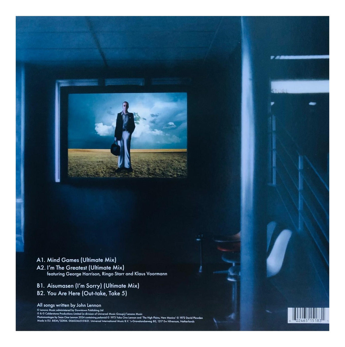 John Lennon Mind Games Rsd 2024 Glow In The Dark Lp Vinyl