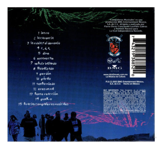 Panteon Rococo Compañeros Musicales Disco Cd