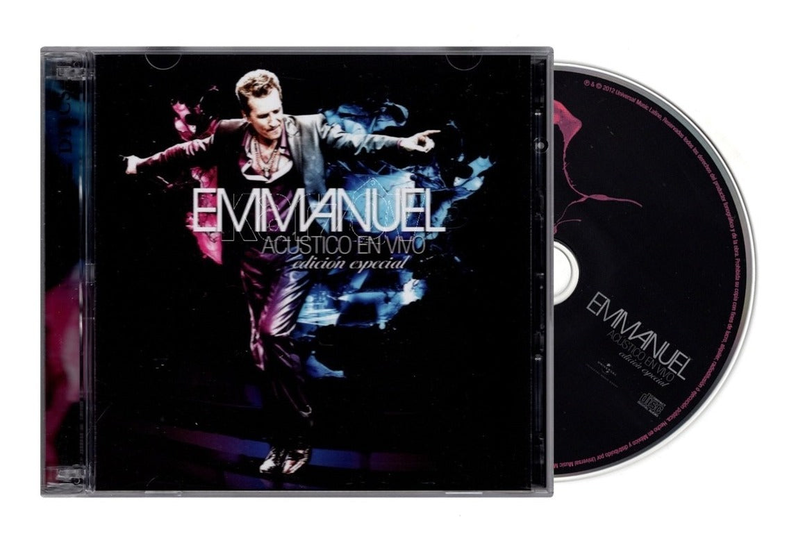 Emmanuel Acustico En Vivo / Edicion Especial Disco Cd