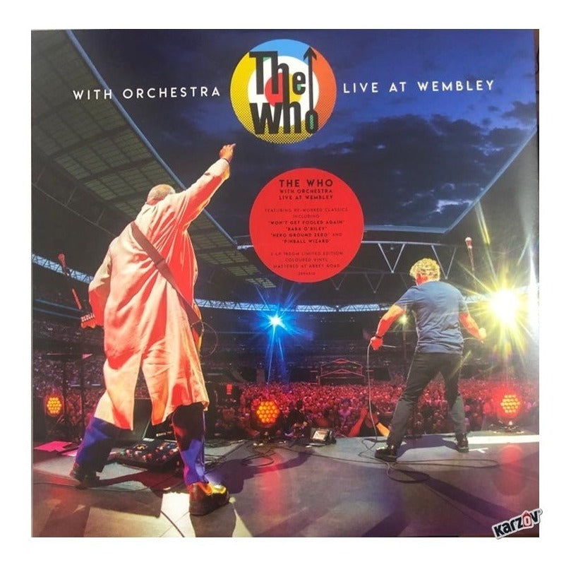 The Who With Orchestra Live At Wembley Red & Orange & Yellow 3 Lp Vinyl