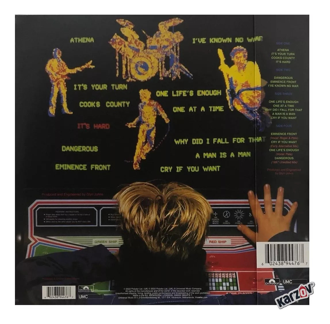 The Who It Hard 40th Aniversary Rsd 2022 Orange & Yellow 2 Lp Vinyl