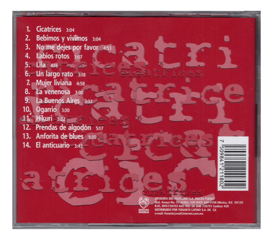 Real De Catorce Cicatrices Disco Cd