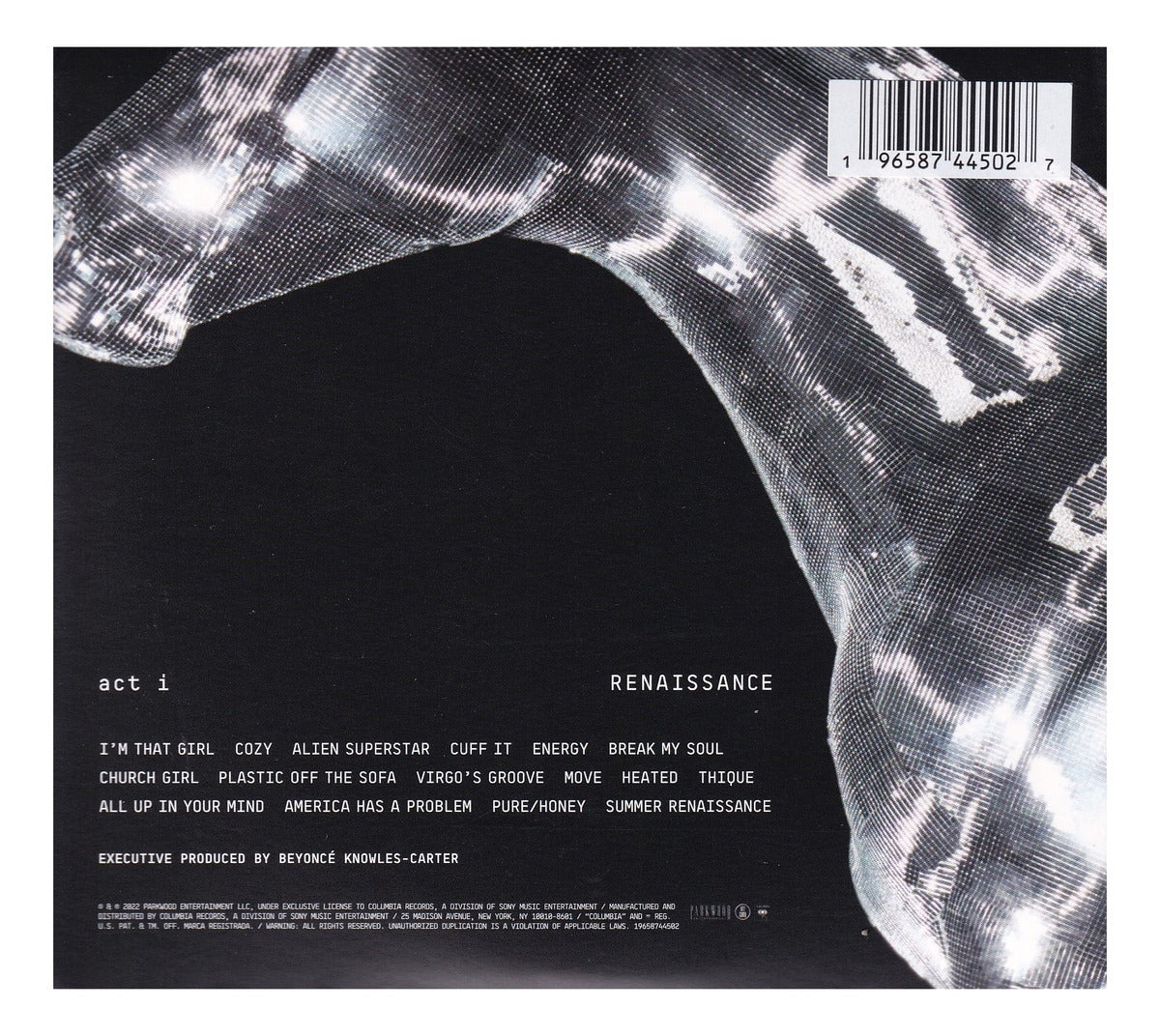 Beyonce Renaissance Disco Cd