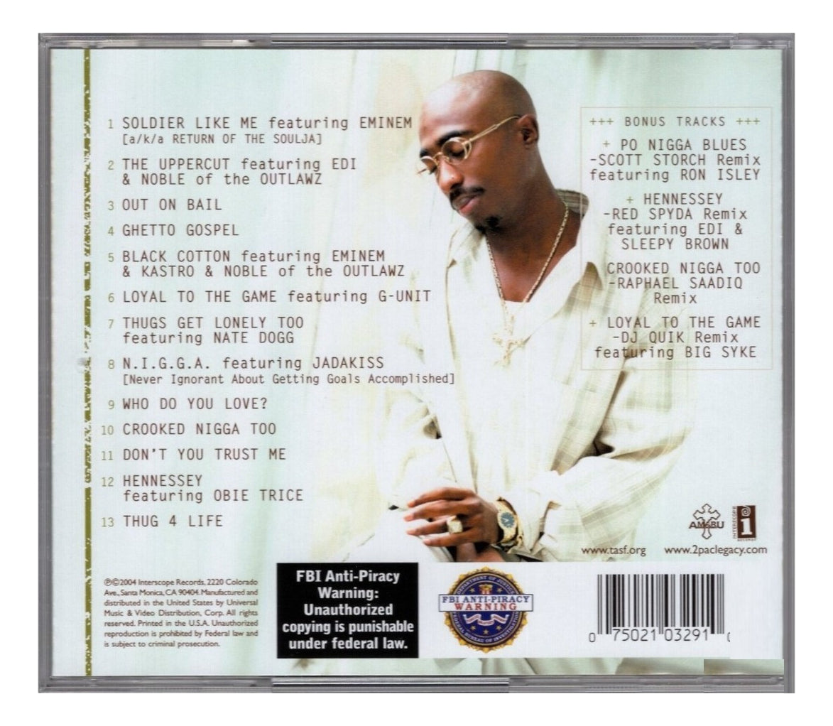 2pac Loyal To The Game Disco Cd