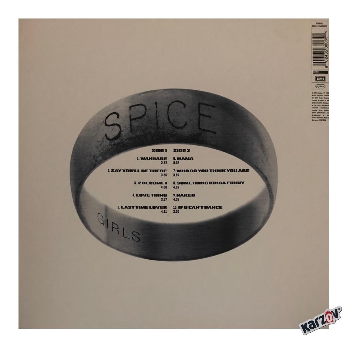 Spice Girls Spice Zoetrope Picture Lp Vinyl