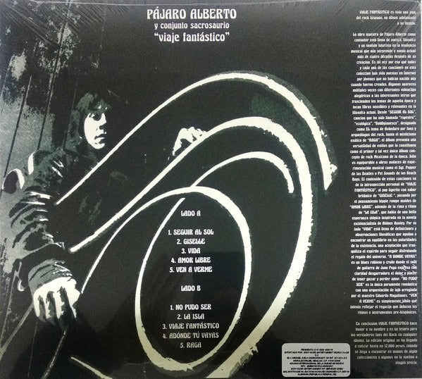 Pajaro Alberto Y Su Conjunto Sacrosaurio Viaje Fantastico Lp