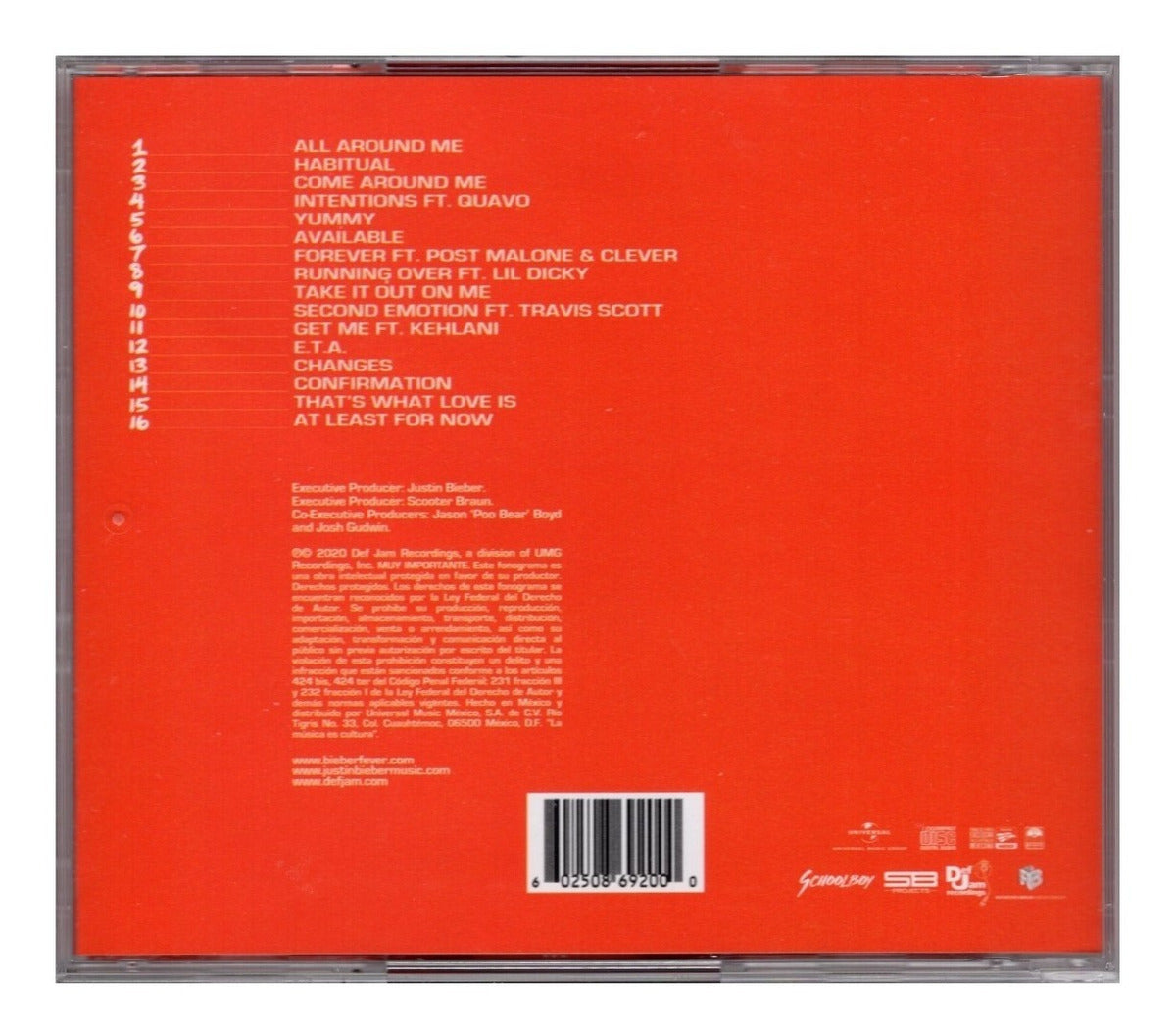 Justin Bieber Changes Disco Cd