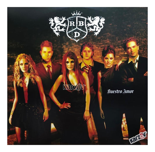 Rbd Rebelde Nuestro Amor Naranja Orange 2 Lp Vinyl