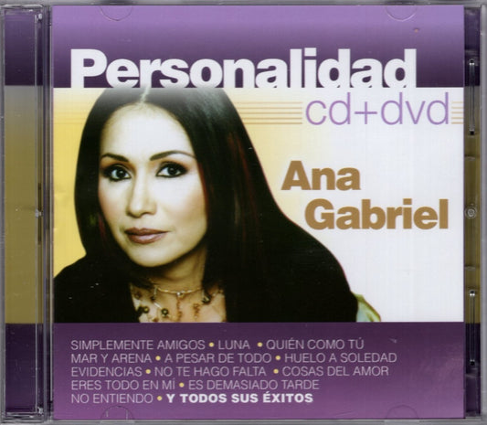 Ana Gabriel Personalidad Disco Cd + Dvd