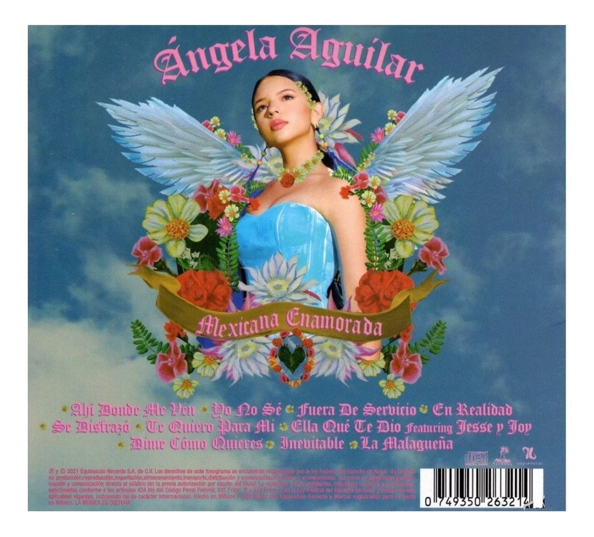 Angela Aguilar Mexicana Enamorada Disco Cd