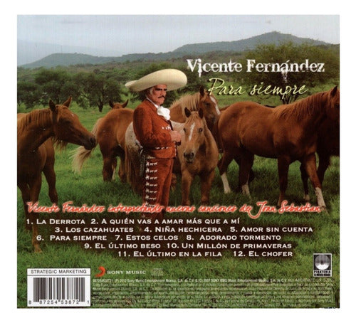 Vicente Fernandez Para Siempre Disco Cd