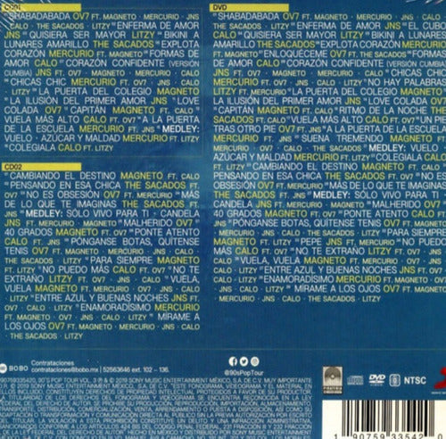 90's Pop Tour Volumen 3 / 2 Discos Cd + Dvd