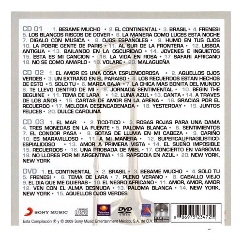 Ray Conniff Lo Esencial Box 3 Discos Cd + Dvd