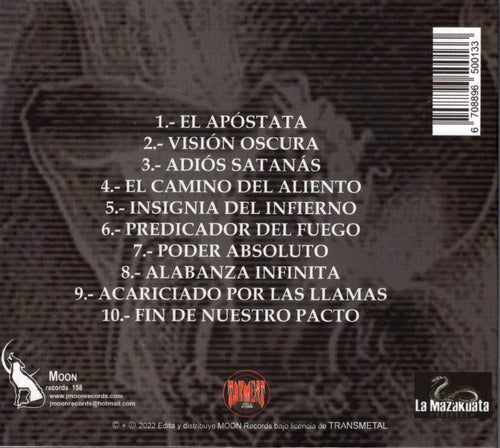Transmetal Adios Satanas Disco Cd