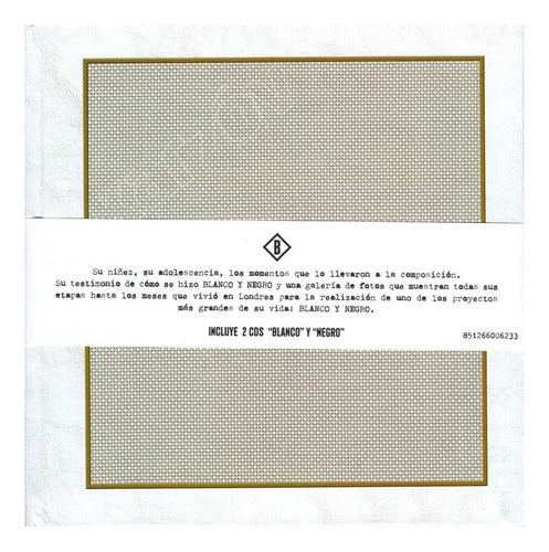 Ricardo Arjona Blanco Y Negro 2 Discos Cd + Libro