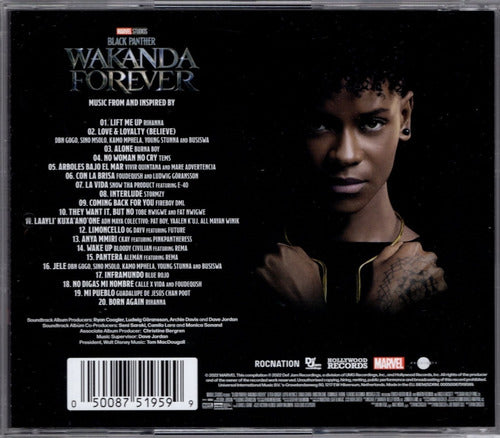 Black Panther Wakanda Forever Marvel Soundtrack Disco Cd
