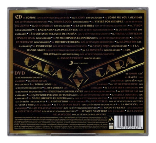 Autenticos Decadentes & Caligaris Cara A Cara 2 Discos Cd + Dvd