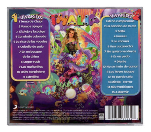 Thalia Viva Kids Vol 1 Y 2 Disco Cd