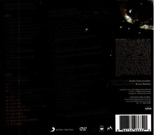 Daniel Boaventura Your Song En Vivo 3 Discos Cd + Dvd