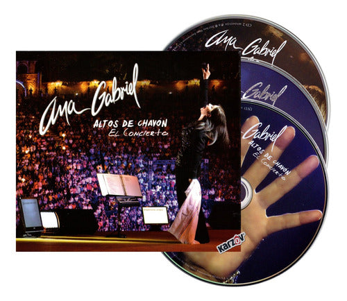 Ana Gabriel Altos De Chavon El Concierto 2 Disco Cd + Dvd