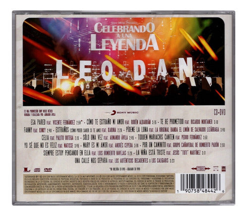 Leo Dan Celebrando A Una Leyenda 2 Discos Cd + Dvd