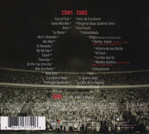 Kabah Y Ov7 En Vivo 2 Discos Cd + Dvd