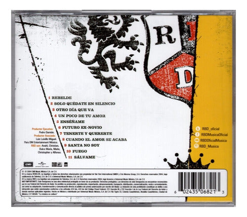 Rbd Rebelde Disco Cd