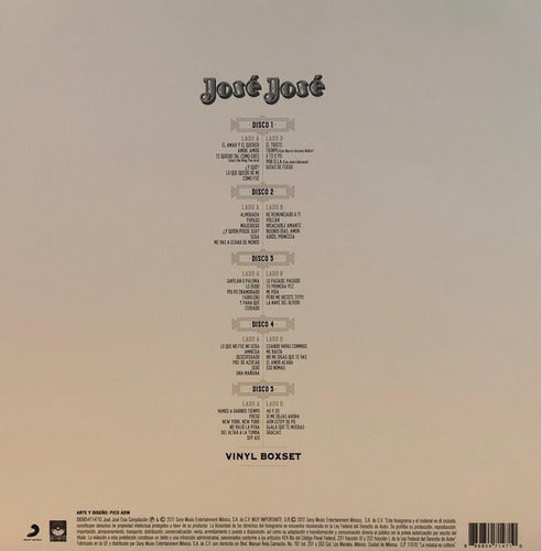 Jose Jose - Lv Aniversario 5 Lp's Vinyl