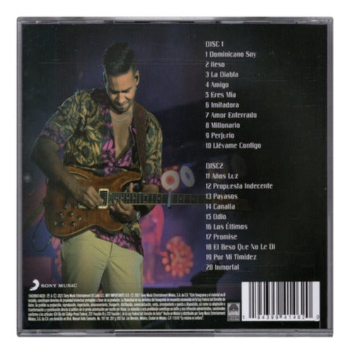 Romeo Santos Utopia Live Metlife Stadium 2 Discos Cd