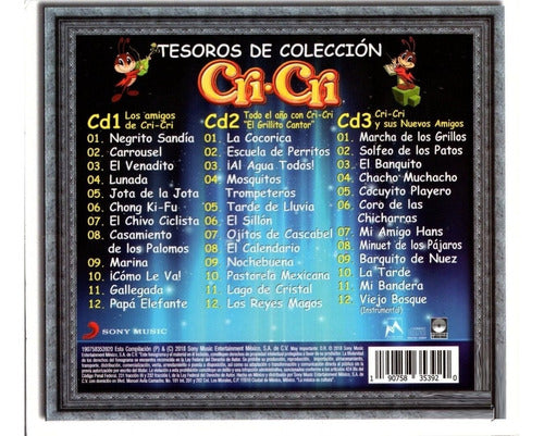 Cri - Cri Tesoros De Coleccion Vol 1 Boxset 3 Discos Cd