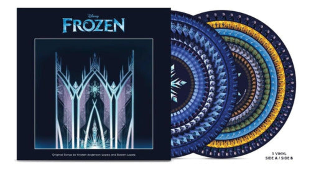 Frozen The Songs Soundtrack Zoetrope Picture Lp Vinyl