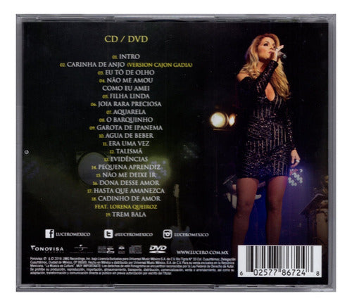 Lucero Brasileira En Vivo 2 Discos Cd + Dvd