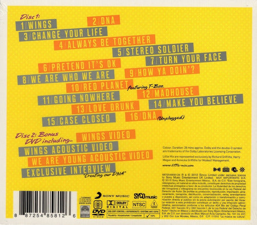 Little Mix Dna Edicion Deluxe 2 Discos Cd + Dvd