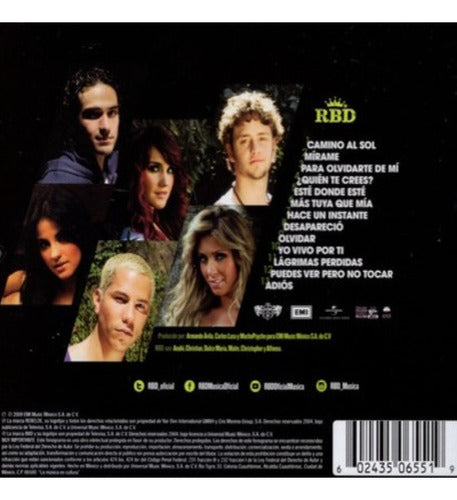 Rbd Para Olvidarte De Mi Disco Cd