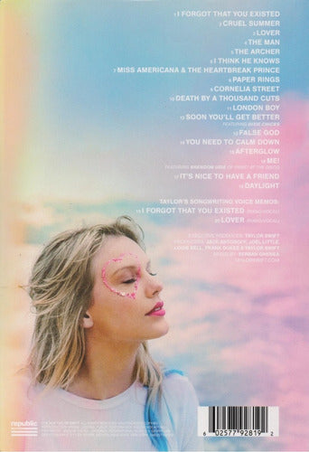 Taylor Swift Lover Deluxe Version 1 Disco Cd + Diario