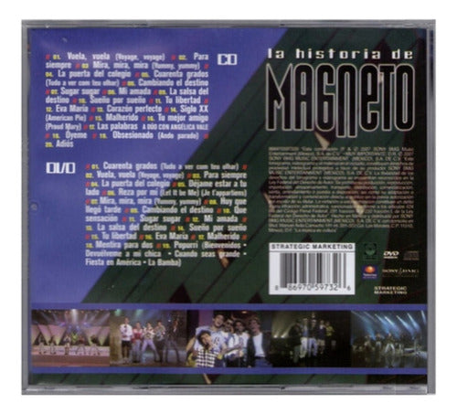 Magneto La Historia Disco Cd + Dvd
