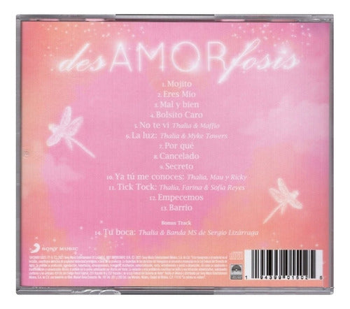 Thalia Desamorfosis Disco Cd