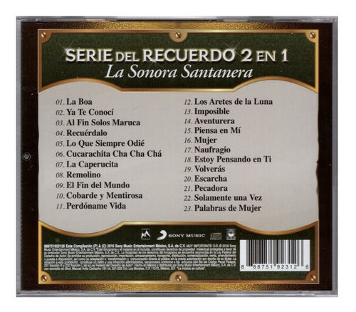La Sonora Santanera Serie Del Recuerdo 2 En 1 Disco Cd